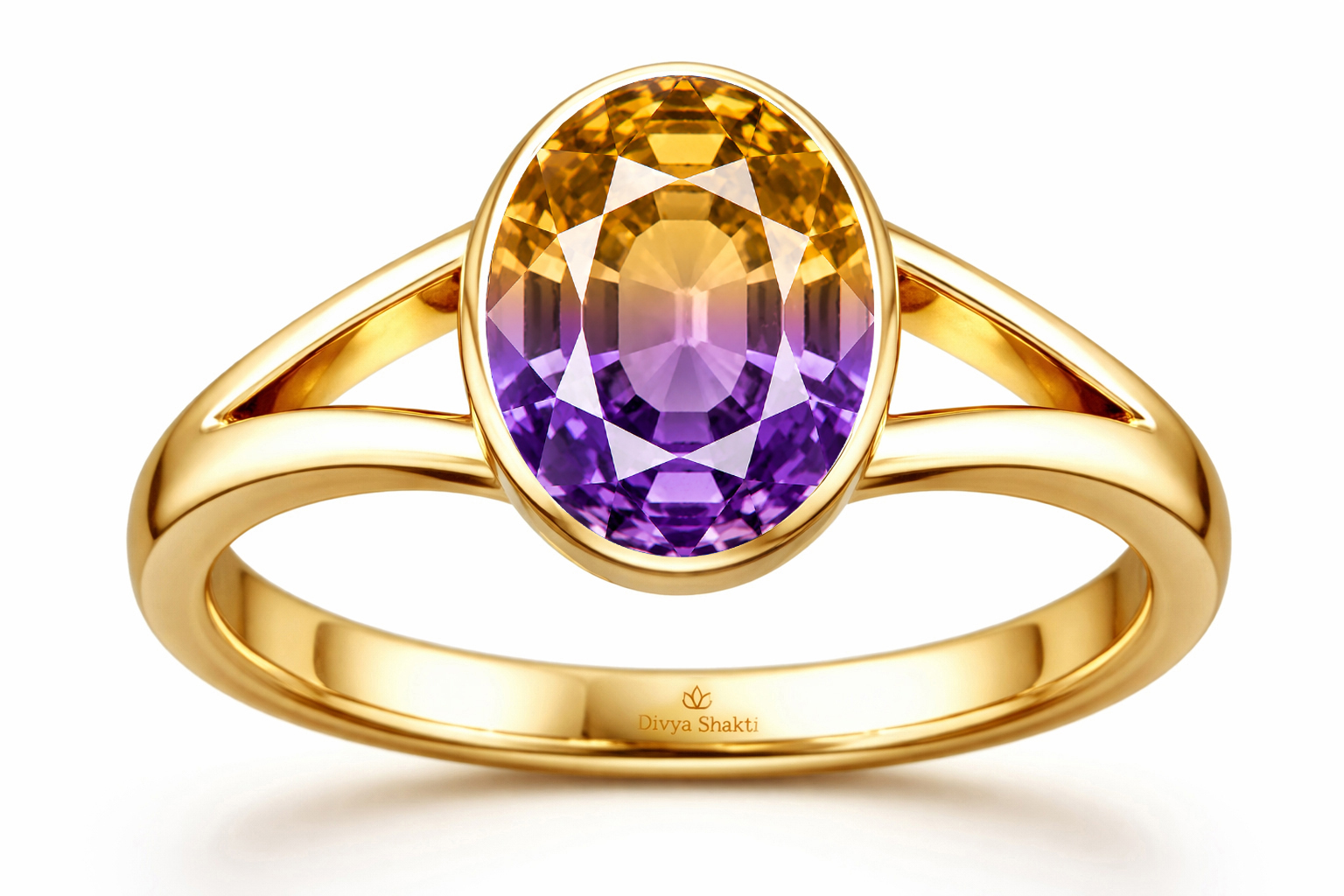 ametrine panchdhatu ring