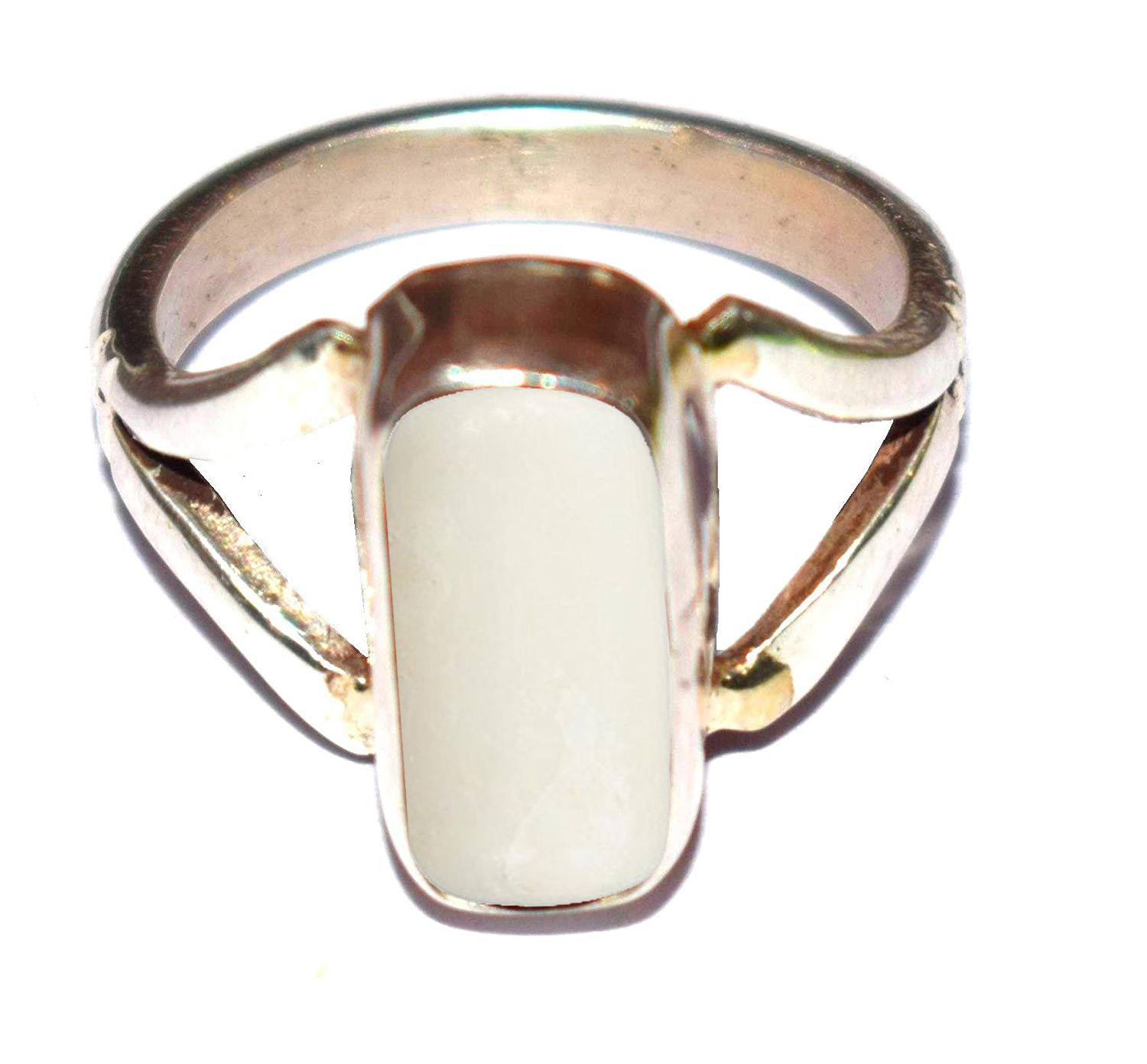 Pomellato Italian Coral Pave Diamond 18 Karat White Gold Capri Gemstone Ring  | Wilson's Estate Jewelry