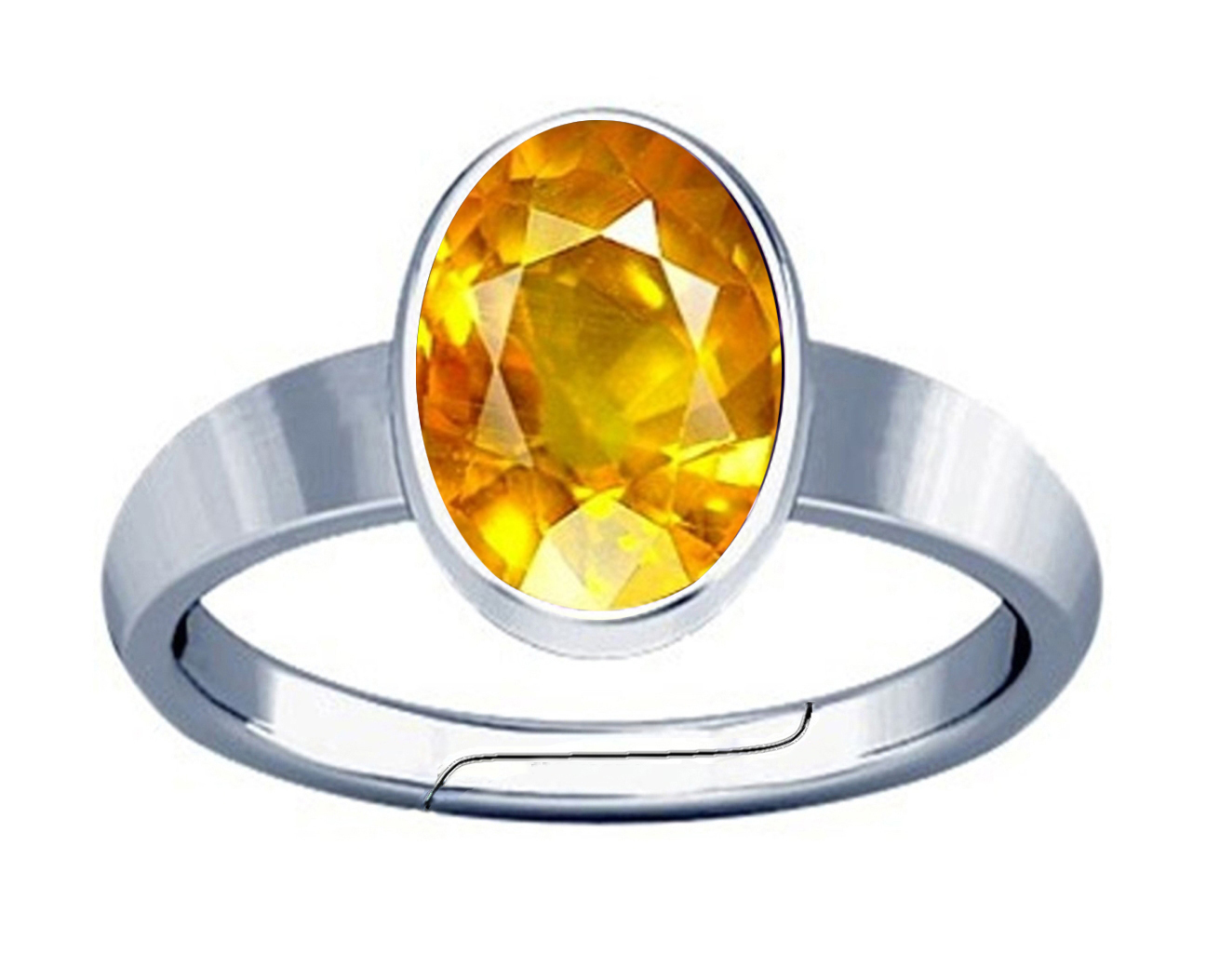 I wear pukhraj stone/yellow sapphire on a silver ring. Is it okay? - Quora