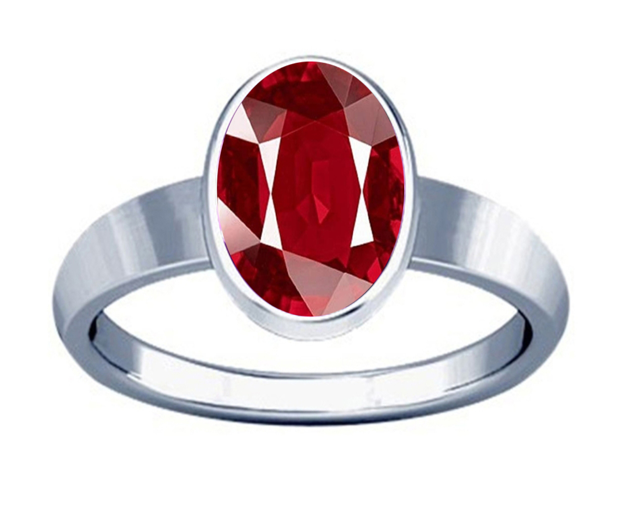 1.20CT Gents Ruby Ring in 18K Yellow Gold - deBella