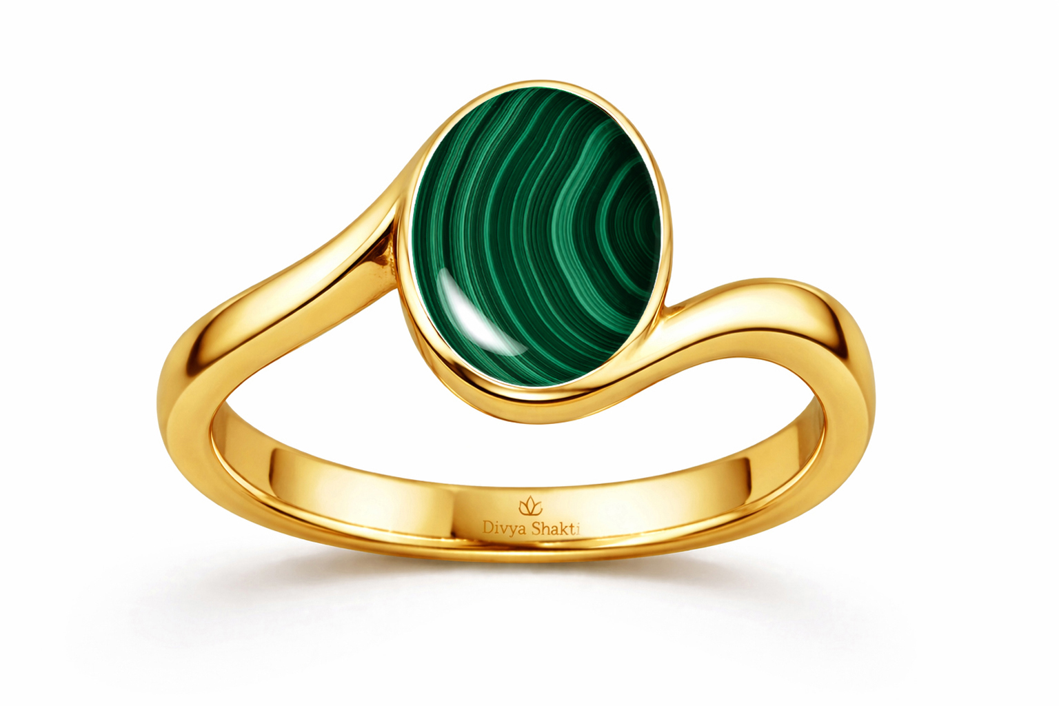 Malachite panchdhatu women ring