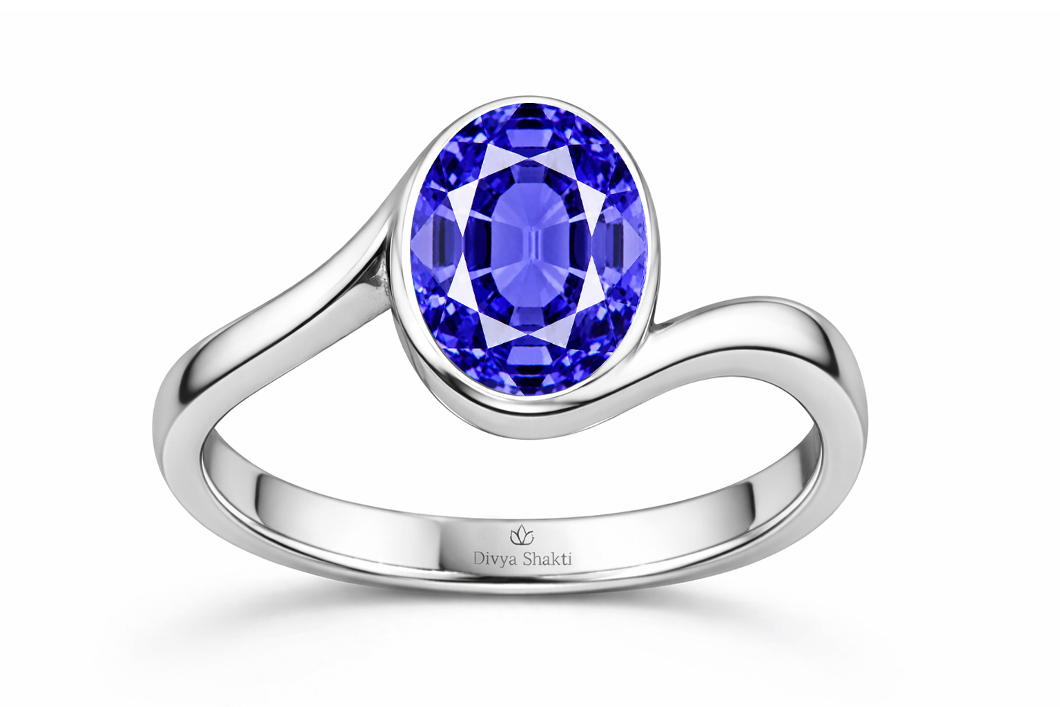 Tanzanite silver women ring