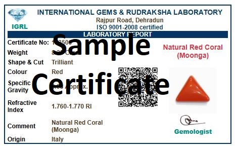 triangel red certificate