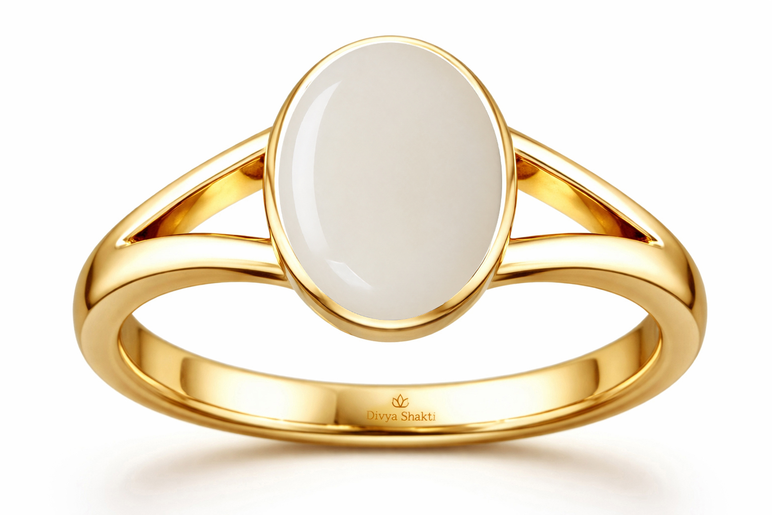 white opal panchdhatu ring