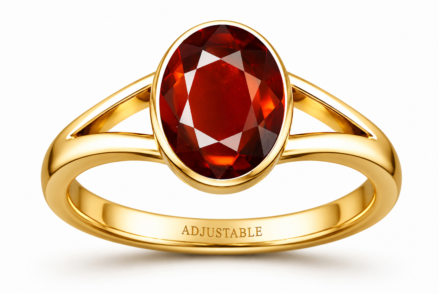 Hessonite Ring