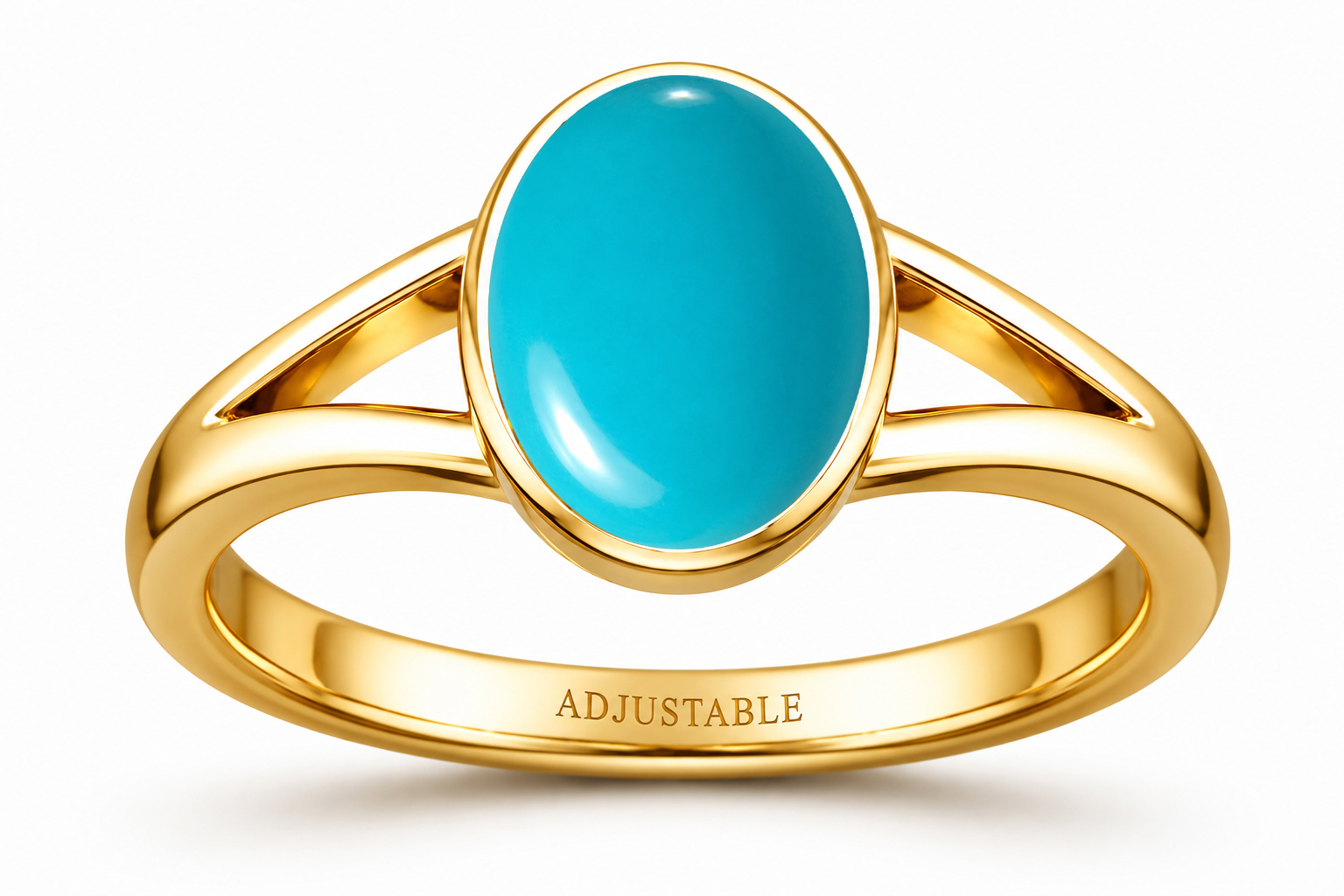 Feroza panchdhatu adjustable ring