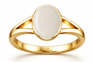 White Opal Ring